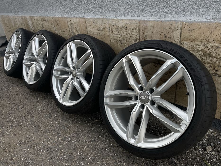 Jante Roti 20 S Line 5X112 Audi A4 A6 A7 C7 RS Allroad Anvelope vara 255 35 R20