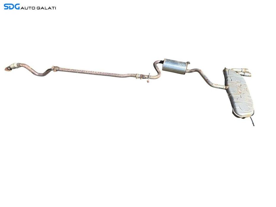 Toba Teava Racord Flexibil Esapament Evacuare Intermediara Finala Traseu Complet Volkswagen Golf 6 Plus 1.4 TSI 2008 - 2013 Cod 1K0253411BK 1K0119AT 1K0120 1K6253611N 1K0254307K [LC2187]