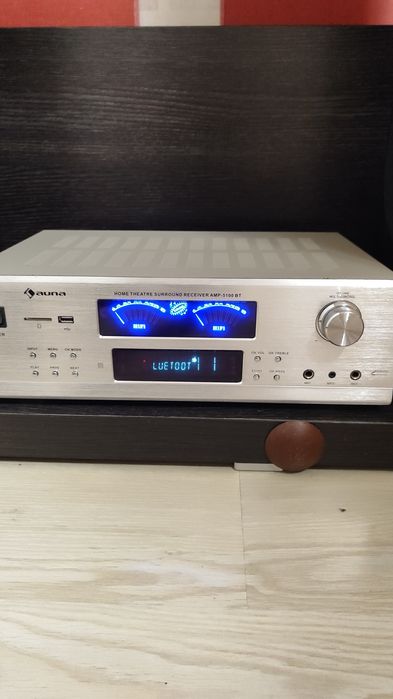 Ресивър Auna 5100 BT комплект с  3 лентови тонколони Auna Line 4707