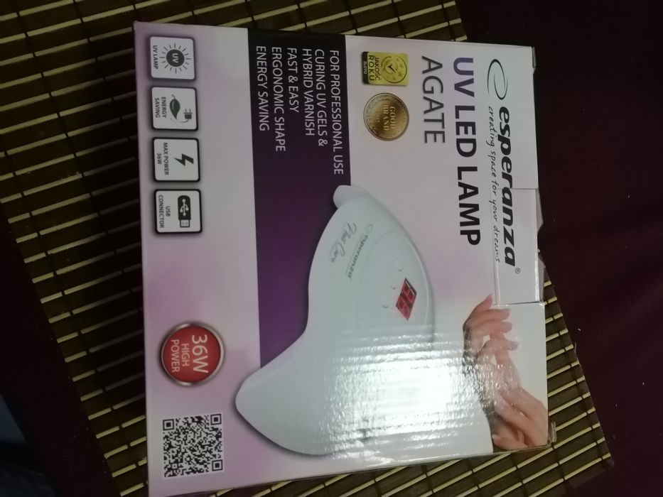 Lampa UV LED Esperanza AGATE 36W Oja Semipermanenta Gel
