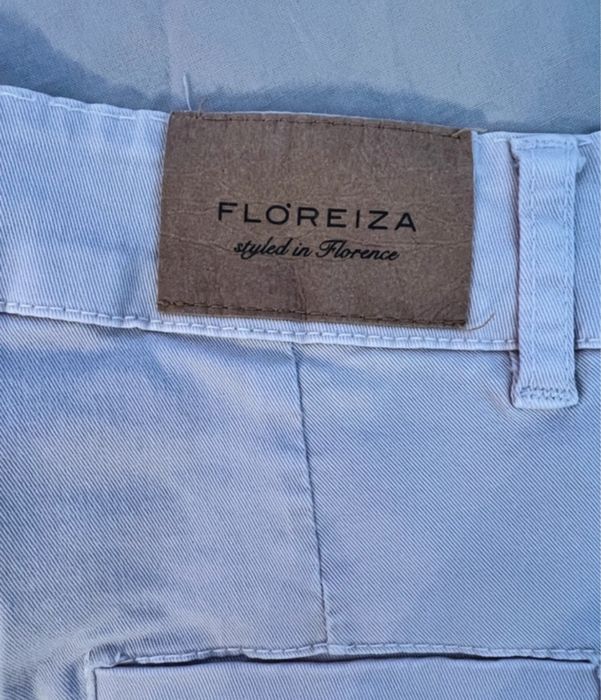 Pantaloni Floreiza crem