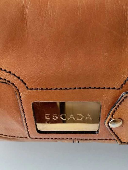 ESCADA Original 100% Кожа Страхотна чанта