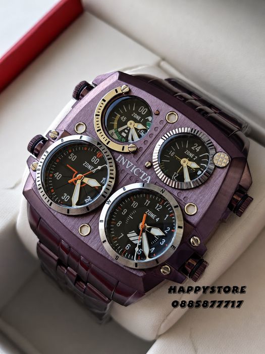 INVICTA Zulu Purple 54 mm, Инвикта нов мъжки часовник
