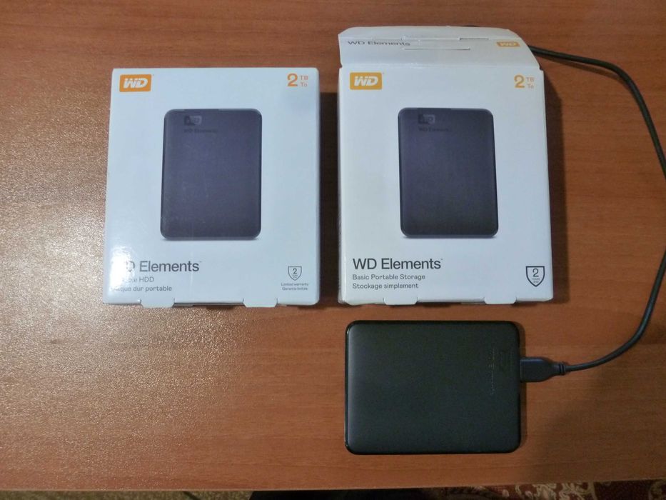 Чисто нов 4TB Wеstern Digital външен USB 3.2 хард-диск