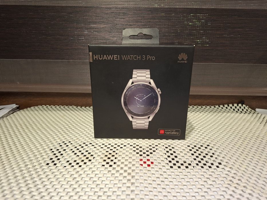 Huawei Watch 3 Pro Titanium, 48mm, GPS + Cellular  (LTe / eSim), Full Box