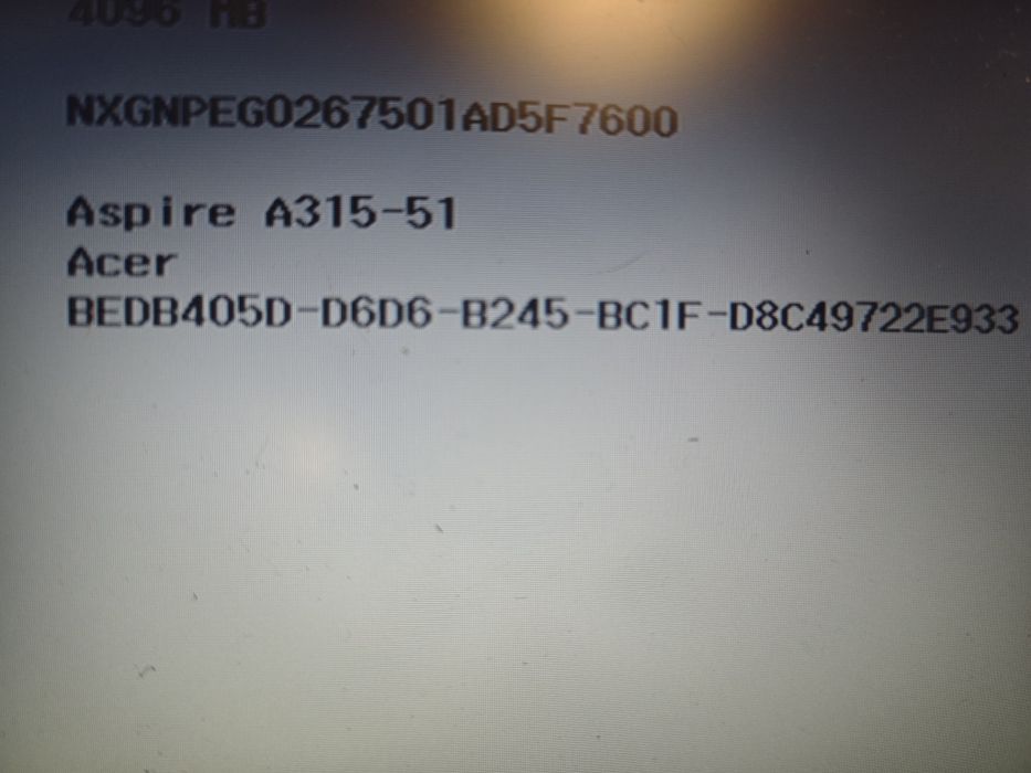 Acer aspire 3 a351-51 i3 gen 6