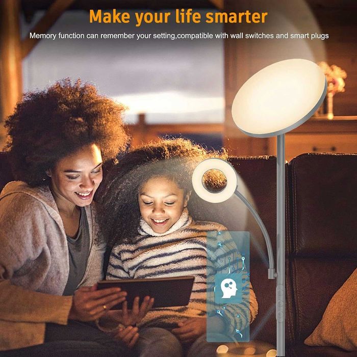 Подова лампа с дистанционно 42W