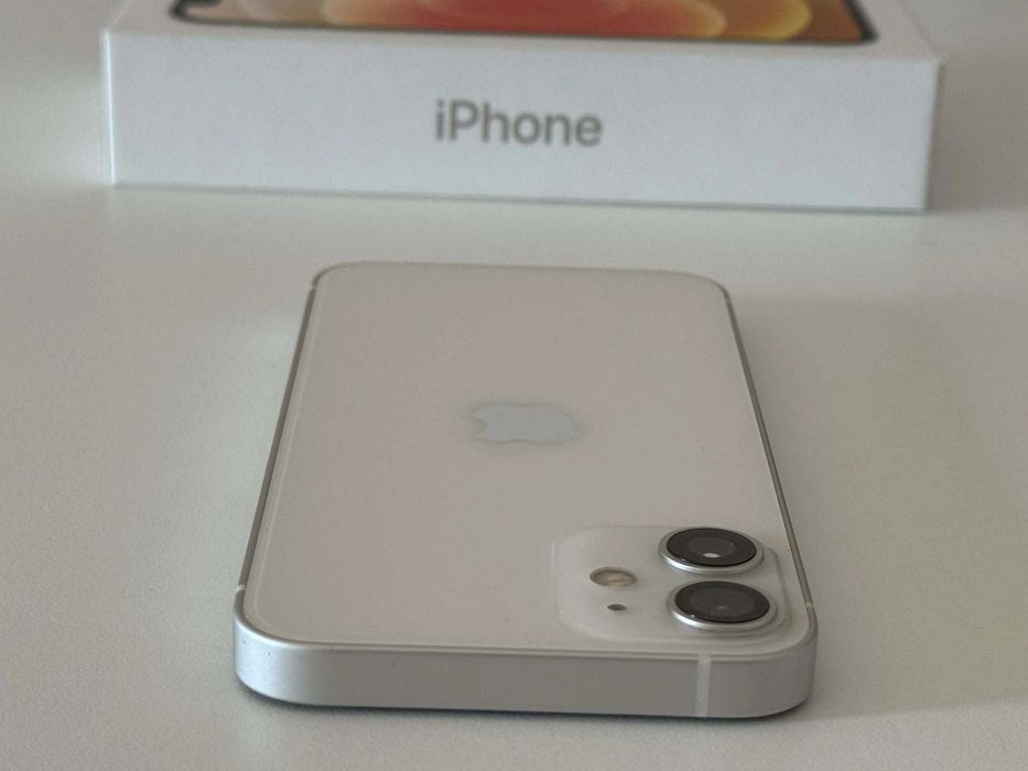 Бартер! Като НОВ! iPhone 12 Mini White (Бял) Нова Батерия!