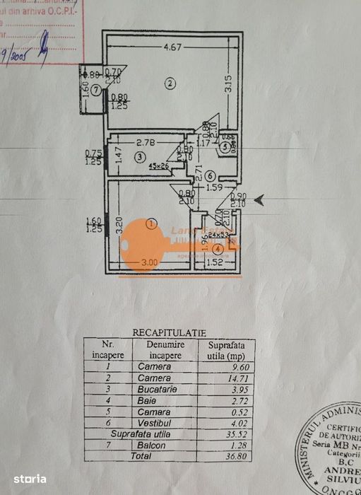 Apartament 2 camere | Lujerului