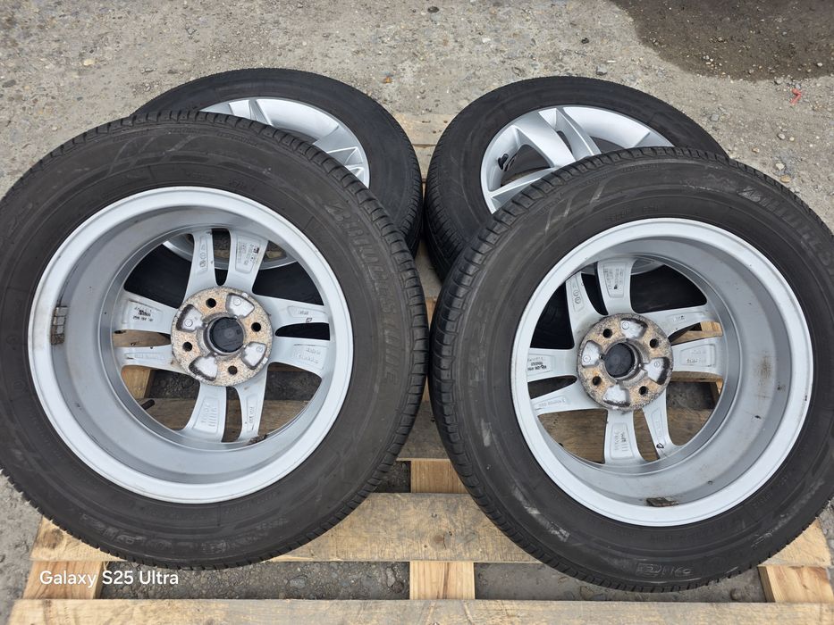 Лети джанти 14ки 4х100 Seat + летни гуми 175/65/14 Bridgestone