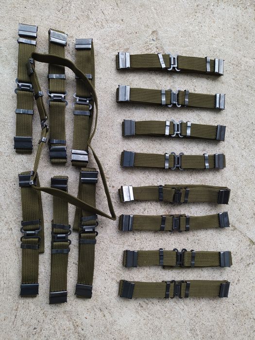 Колани войнишки от естествена кожа (колан , военен , армейски )