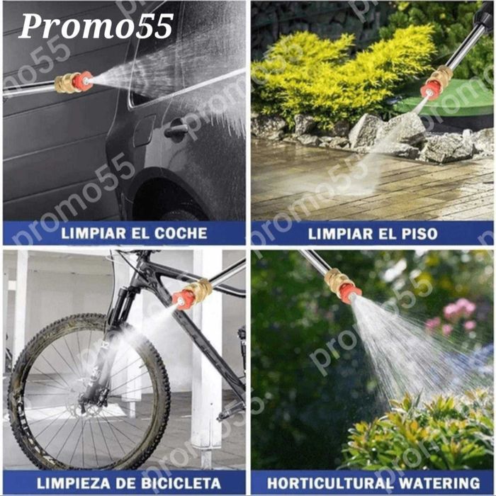 Водоструйка Безжичен Пистолет с Две Батерии 48V за Автомобили и Двор