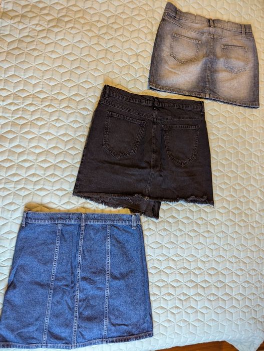 Дънкови къси поли