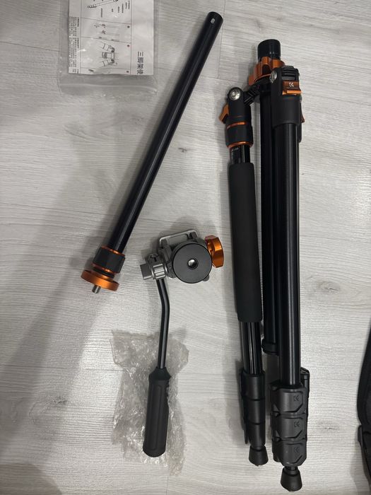 K&F Concept K234A7 + FH-03 – статив / монопод с флуидна глава