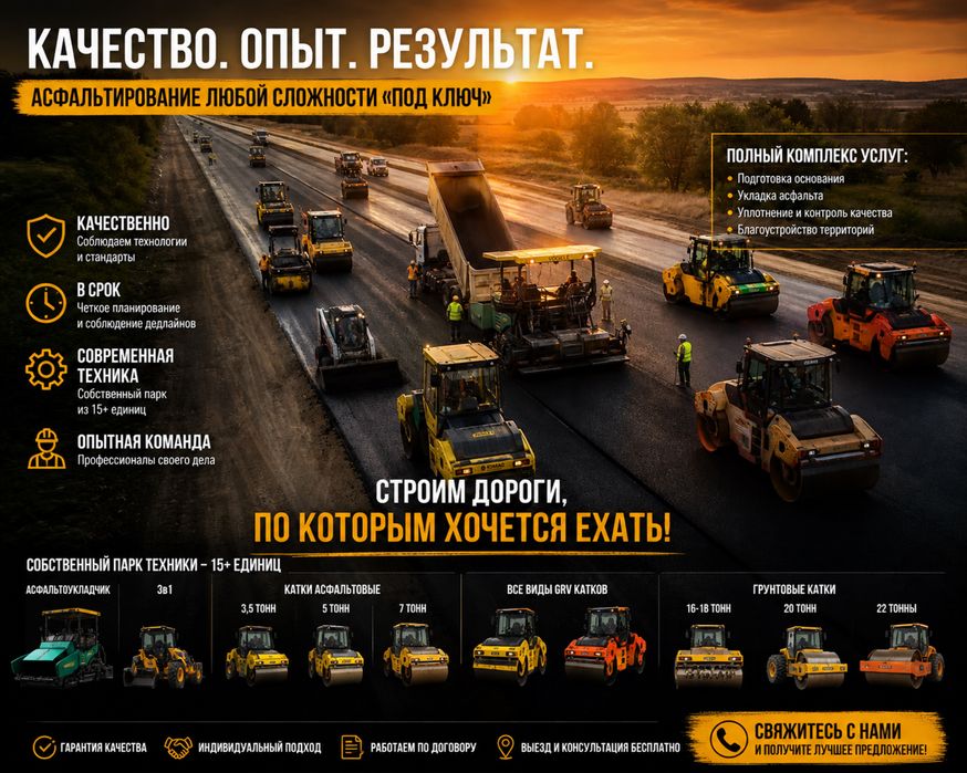 Асфальтрование Алматы,Асфальт область
