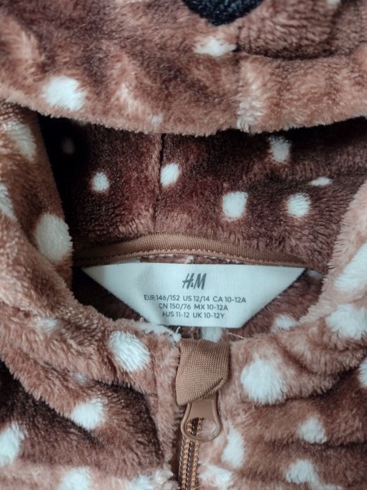 Гащеризон еленче от мъхеста материя Н&М