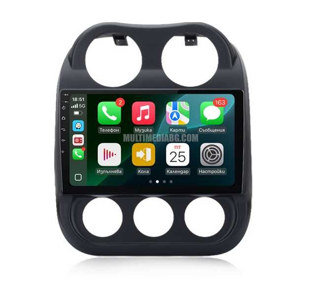 Jeep Compass Patriot 2011 - 2017 Мултимедия Навигация Android