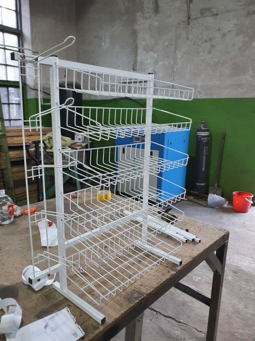 Торговое оборудование, стойка, корзина, стеллаж из проволоки.