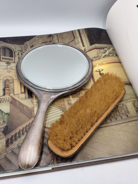 GERO 90GERO 90, Антикварен дълбоко посребрен комплект арт деко