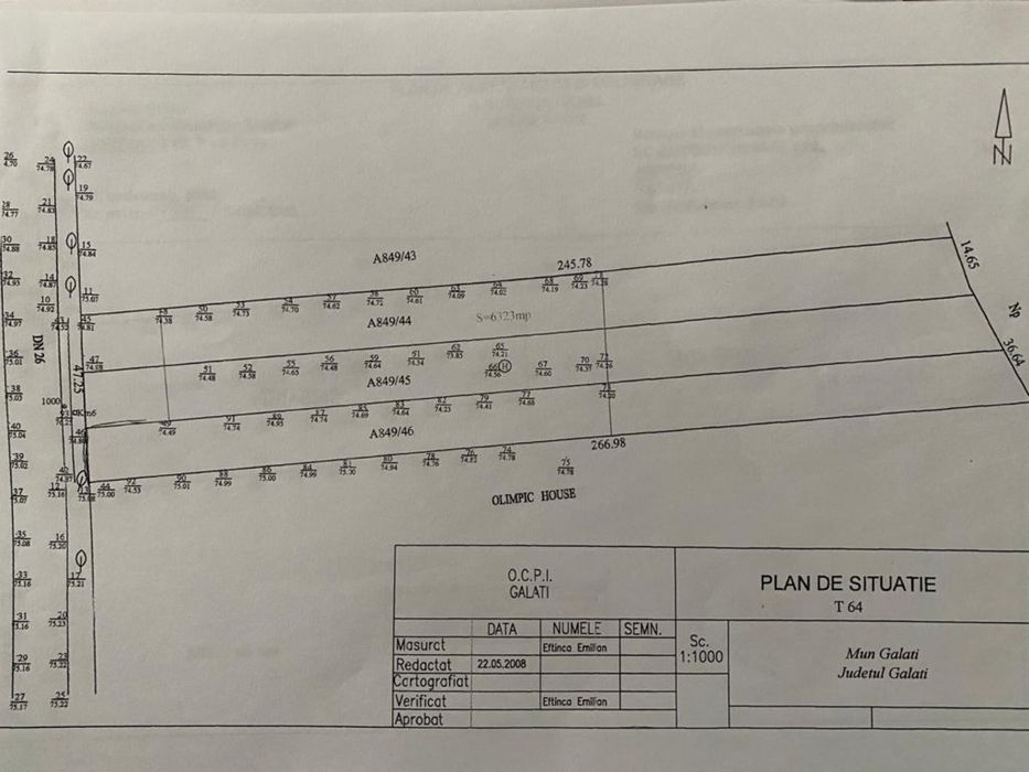 Teren De Vanzare  DN26 Traian Parc