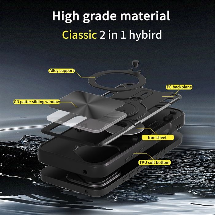 Honor 400 Pro 400 Lite 400 / GIANT RING Удароустойчив кейс с пръстен