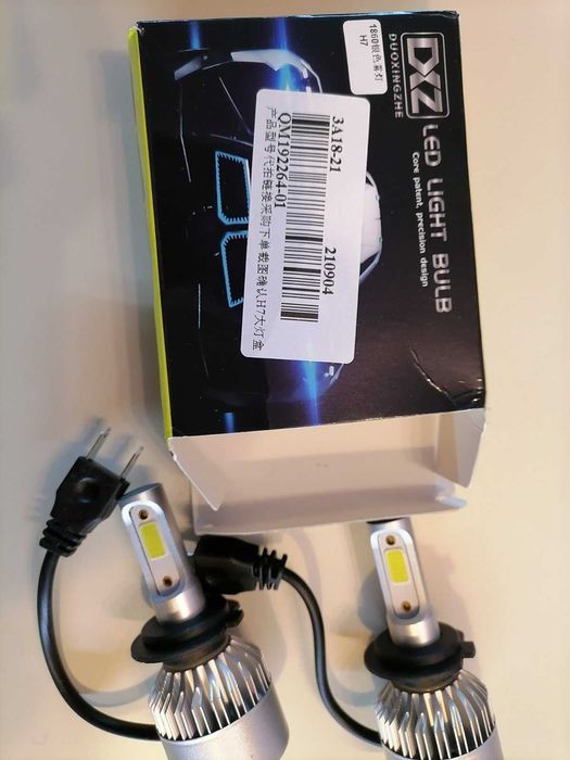 LED крушки H1, H7, H11 или 9012 (HIR2)тип с вентилатор 6000К 10000 lum