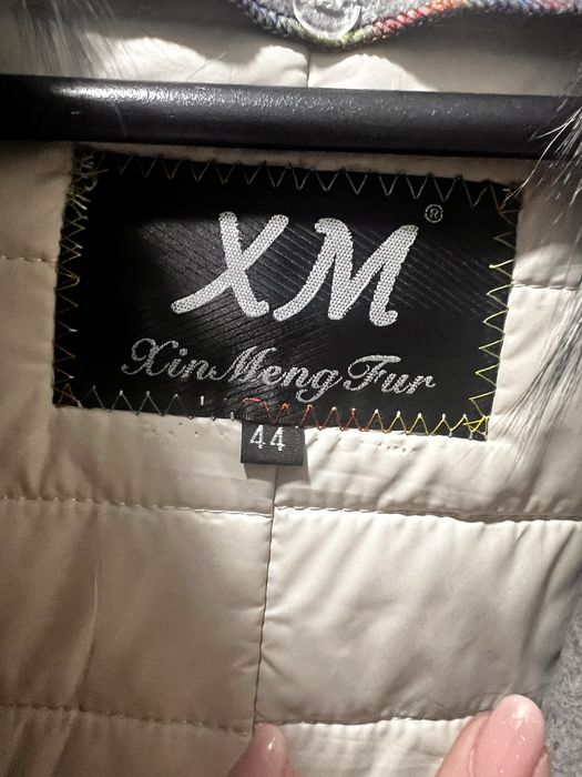 Palton lana cu blana naturala!