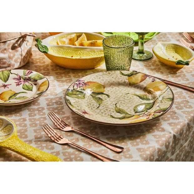 Уникален сервиз за хранене "Лимони"