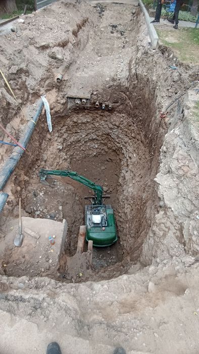 Услуги миниэксковатора