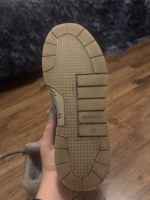 Adidasi skate chunky bershka gri