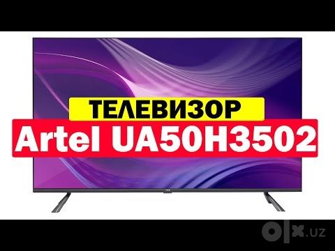 TV 50hd artel smart 4k karobka dakumentli