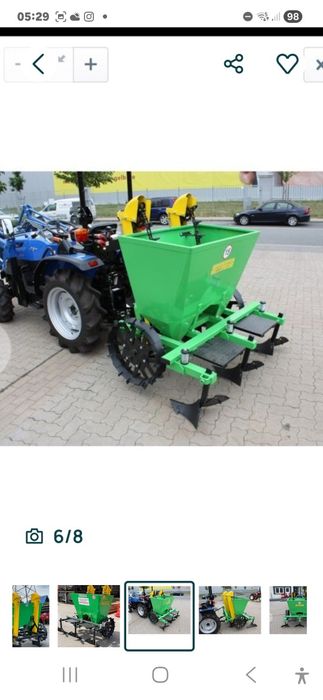 Mașină scos cartofi 2 rânduri – pentru tractor, productivitate mare