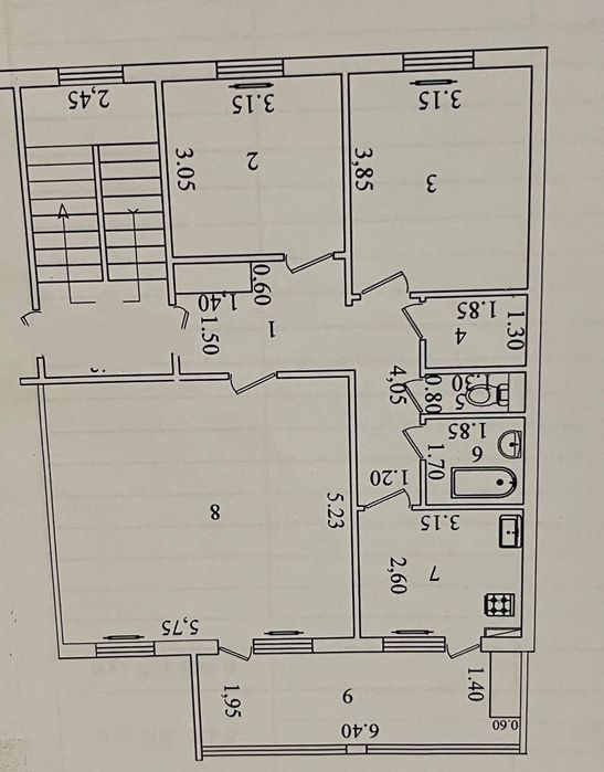 Продаётся 4-комнатная квартира Юнусабад ор-р Корзинка/Торговый Центр