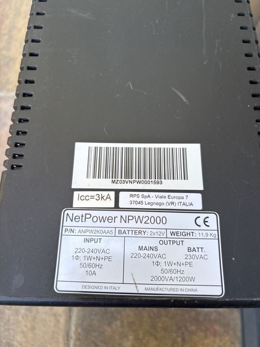 UPS RIello NetPower NPW 2000 Pt. Piese