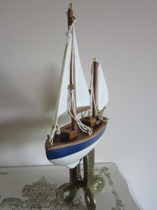 Vas cu panze vintage handmade Franta anii '80