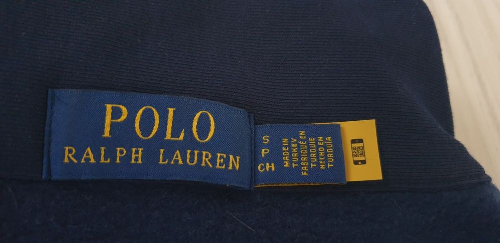 POLO Ralph Lauren 3/4 Sweatshirt S / M НОВО ОРИГИНАЛ Мъжко Горнище