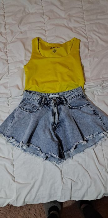 Дънкови къси панталонки