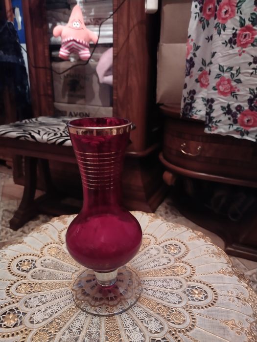 Продам вазы,колокольчик Богемия,бокалы