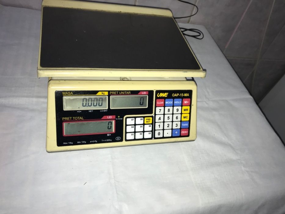 Cantar Partner OAP-15K Capacitate 15kg Afisaj LCD