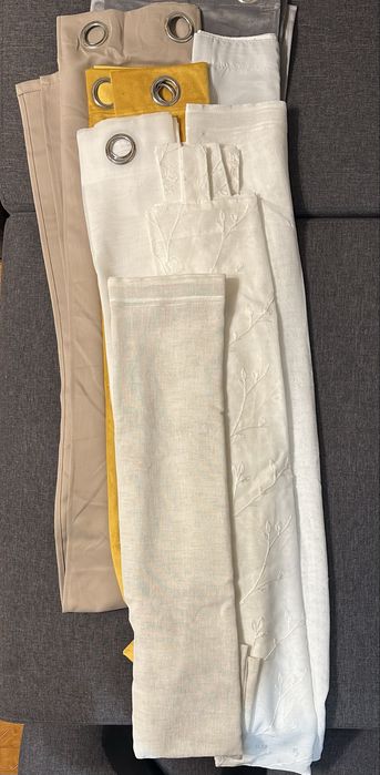 Draperii si perdele diferite modele, culori si marimi, noi, germania..