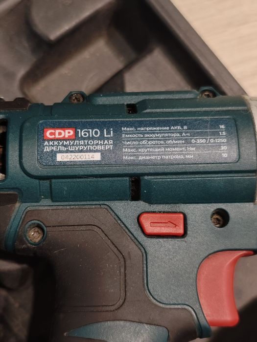 Шуруповёрт ALTECO CDP 1610 Li (нужен ремонт)