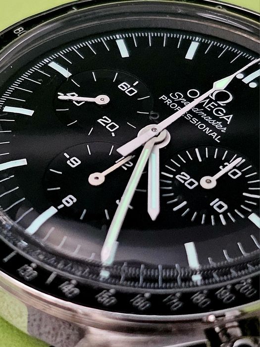 Ceas omega model iconic Moonwatch Hesalite sandwich