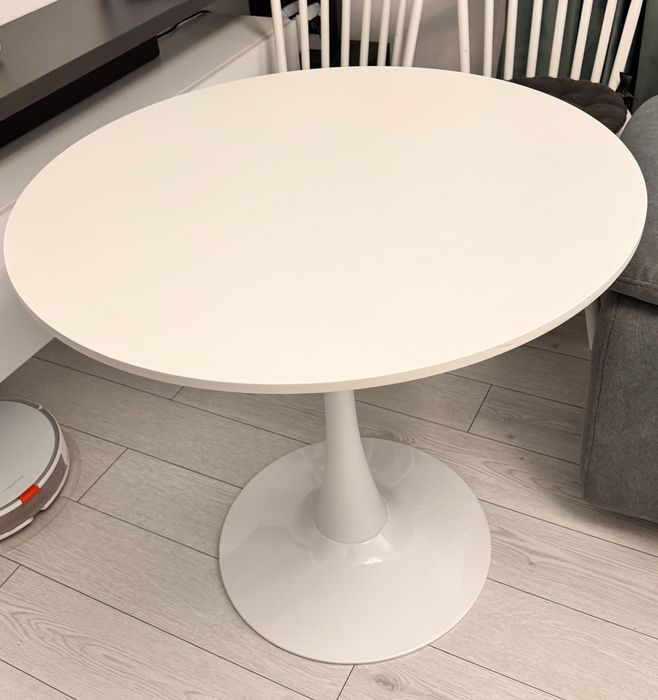 Masa de bucatarie / dining Kring Swan rotunda , blat mdf 80x73
