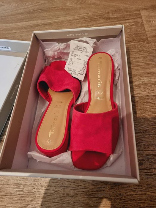 Tamaris pantofi de piele 40