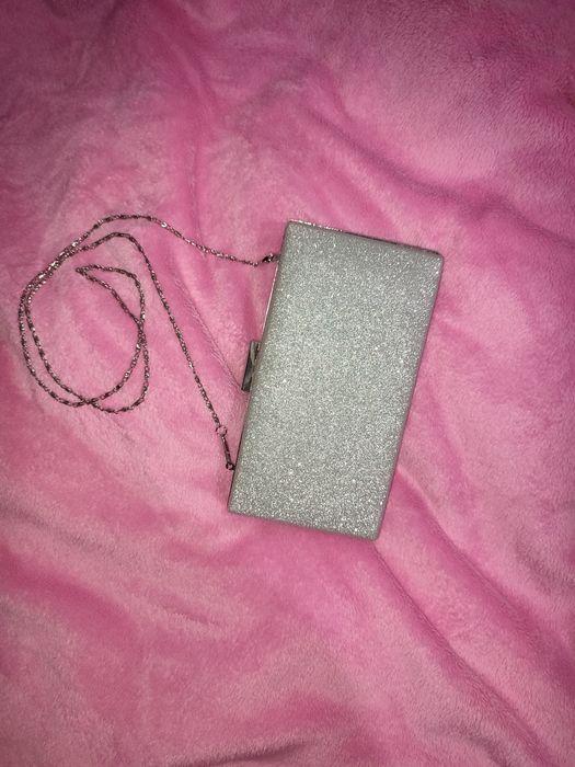 Официална чанта- сребриста