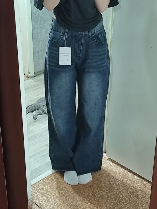 Джинсы новые синие