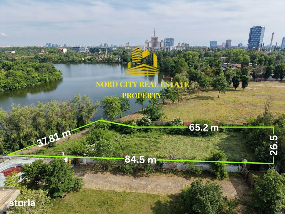 Teren Baneasa - deschidere la lac - ideal vila - premium- 2000 mp