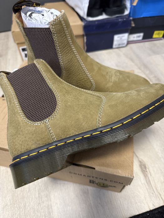 Dr. Martens 2976 CHELSEA - Botine clasice - Muted olive