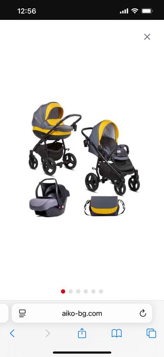 Бебешка количка 3 в 1 Buba Bella