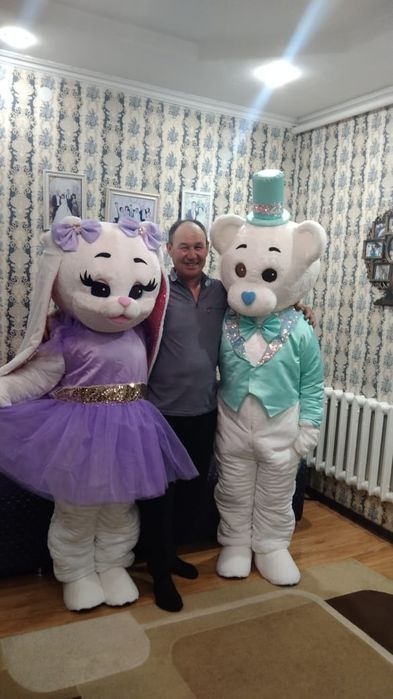 Плюшевые зайка и Мишка!